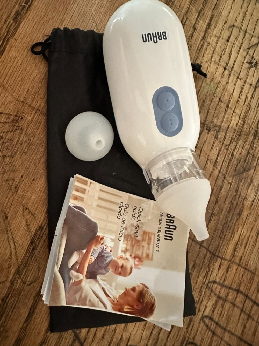 Braun Electric Nasal Aspirator - Mucus Remover, Blocked Nose Relief | Electric
